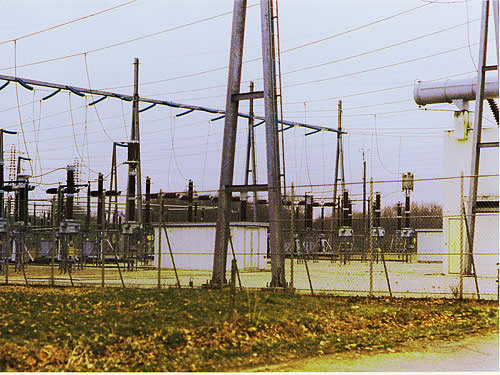 Station electrique EDF du Maureix